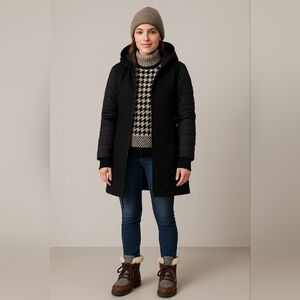 CCO Columbia Womens Boundary Bay Waterproof Hybrid Jacket In Black